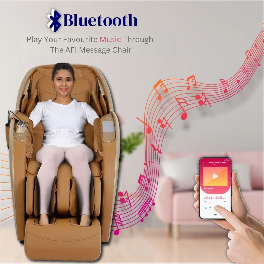 Massage Chair for Home AFI SB-008 (Gold-Brown) thumbnail 3